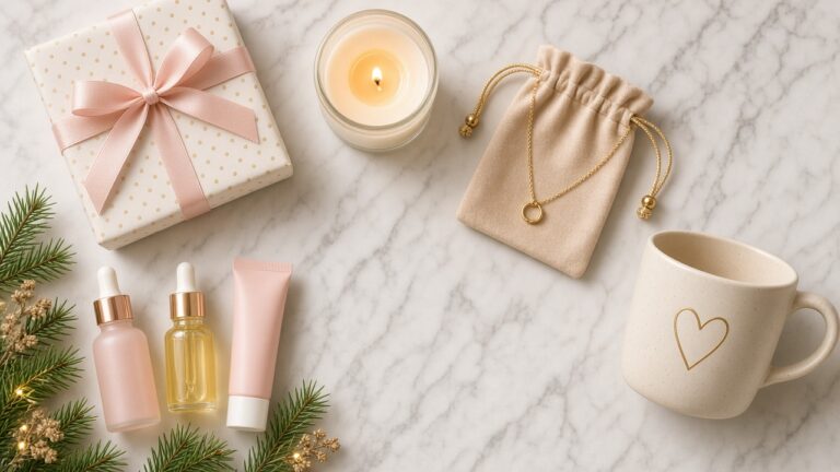 Lifestyle gift ideas under forty flat-lay